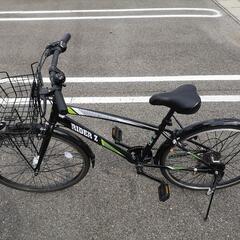 自転車２４インチ６速　ライダーｚブラック