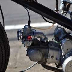 唯一無二　スーパーカブ　ボバーリジットフルカスタム　88cc 18インチの画像