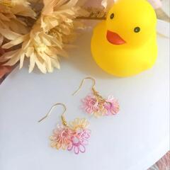 タティングレースのピアス フレッシュ1