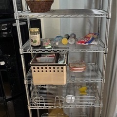 ※お取引中 【差し上げます】スチールラック
