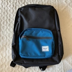 Herschel Pop Quiz バッグ 黒 細身