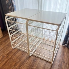 2個セットIKEA アルゴート(引き出し4段タイプ)
