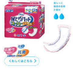 3/8終了【新品未開封品】介護用尿取りﾊﾟｯﾄﾞ女性用45枚入　6袋