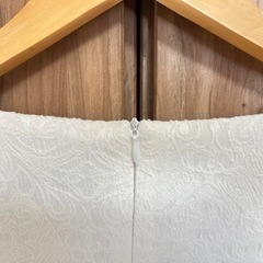新品160cm身長ホワイトワンピース優雅レースドレスの画像