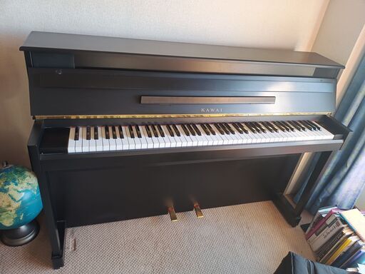KAWAI カワイ 木鍵鍵盤 電子アップライトピアノ HE-10 (ひろ) 上