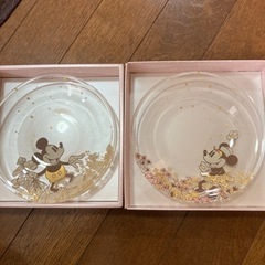 【新品】ディズニーミッキーミニーのお皿