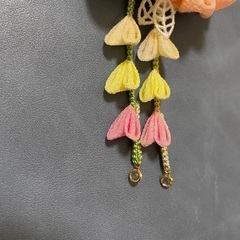 つまみ細工 髪飾りの画像