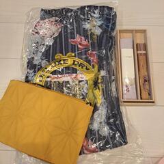 紺浴衣　クリーニング済み