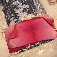 紺浴衣　クリーニング済みの画像