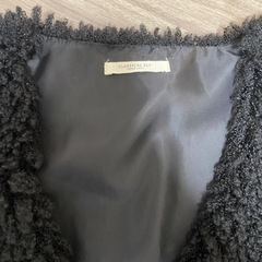 もこもこオープンフロントベスト✨の画像