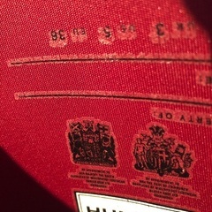 HUNTER ハンター レインブーツ 長靴 UK3 約 22cm レッド　赤の画像