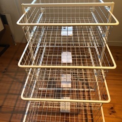 IKEA オープンラック JONAXEL ヨナクセル　メッシュカゴ棚