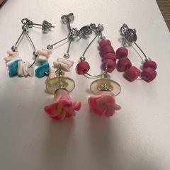 海系ピアス3点セット