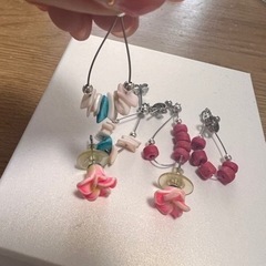 海系ピアス3点セットの画像