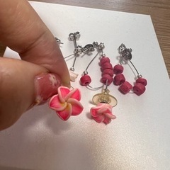 海系ピアス3点セットの画像