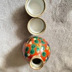 九谷焼 白峰 酒器セットの画像