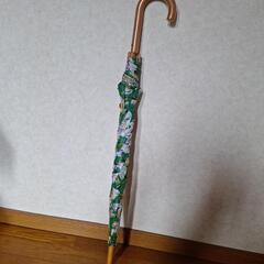 百合柄⭐︎ワンタッチ傘　58cm