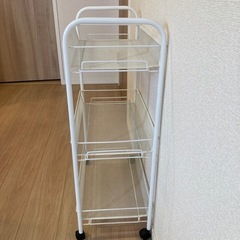 ニトリ　キャスター付キッチンワゴンの画像