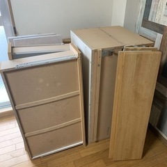 ニトリ　組み立て式シングルベッドの画像