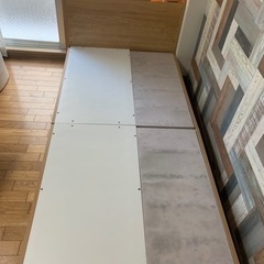 ニトリ　組み立て式シングルベッド