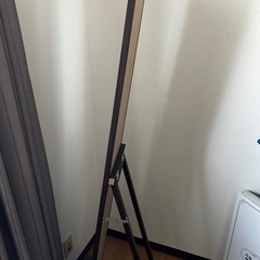 決まりました美品不二貿易 姿見 全身鏡 スタンドミラー 幅27×奥行39×高さ147.5cmの画像