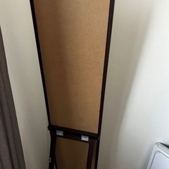 決まりました美品不二貿易 姿見 全身鏡 スタンドミラー 幅27×奥行39×高さ147.5cmの画像
