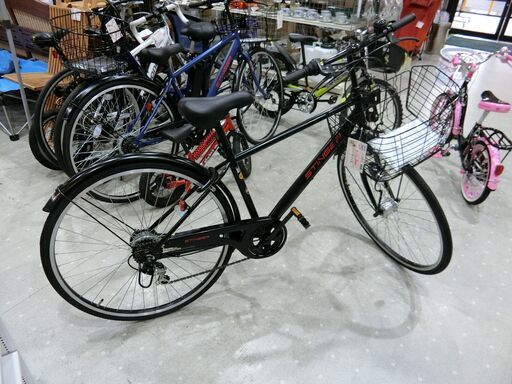 ノースタイル 自転車  6段変速 黒 中古 美品【モノ市場東海店】141