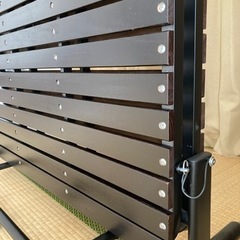 美品　折りたたみ　すのこ　ベッドの画像