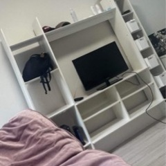 【中古】定価7万くらい？収納力抜群IKEAのテレビボードの画像