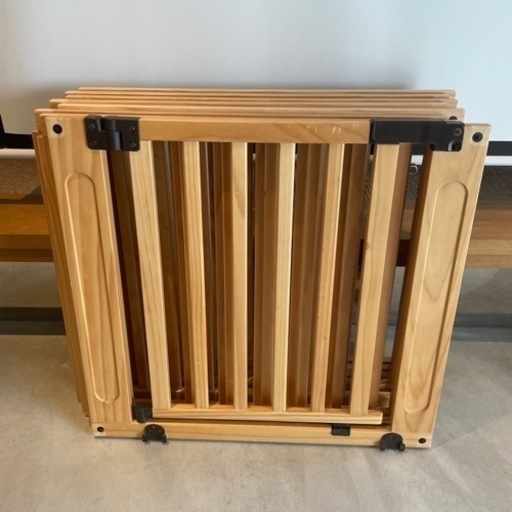 【ネット決済可】日本育児 木製 ベビー サークル フレックス DX 8枚セット