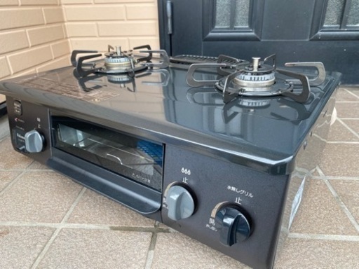 2023年製❄️パロマ ガステーブル IC-S37-2R 都市ガス用/右強火 グレー(0214c)