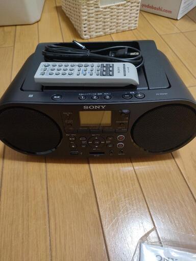 パーソナルオーディオシステム　SONY　ZS-RS81BT　2019年製 ソニー CD SDカード USB Bluetooth ラジオ 録音 リモコン付き