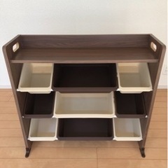 【引き取り者決定しました】美品　子供用おもちゃ棚　