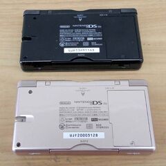 NINTENDO DS Lite USG-001 2台 ゲーム3本セット ニンテンドー DS ジェットブラック メタリックロゼ 札幌 西区 西野の画像