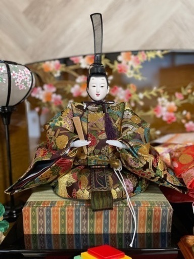 【お話し中】千匠作　京七長　親王飾　雛人形セット