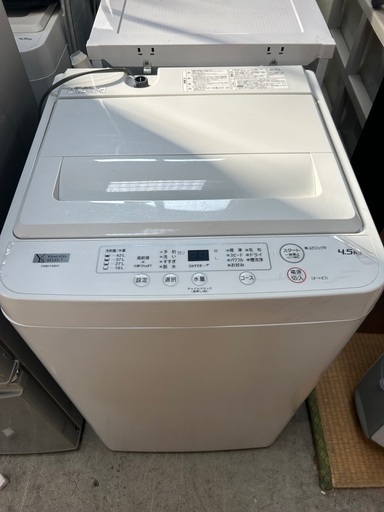 洗濯機　4.5kg ヤマダ　2021年製