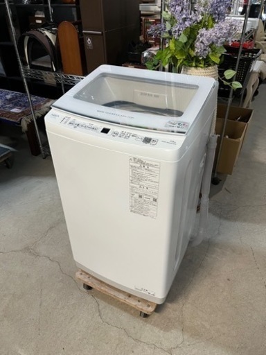 ☆美品!!☆ 2023年製 AQUA 7.0kg 全自動電気洗濯機 AQW-V7N(W)