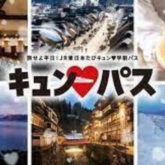 旅せよ平日！JR東日本たびキュン 早割パス」 2月27日 火曜日 11