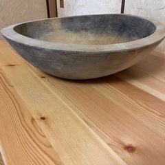 蕎麦打ち用　木の臼　最終値下げ💪の画像