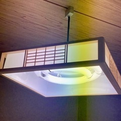 【引取限定】室内照明6畳程度　和風