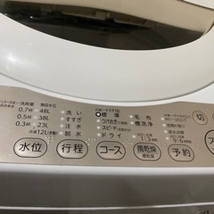 TOSHIBA洗濯機　2/25夕方以降or3/3午前の画像
