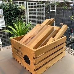 【決まりました】木箱入り廃材