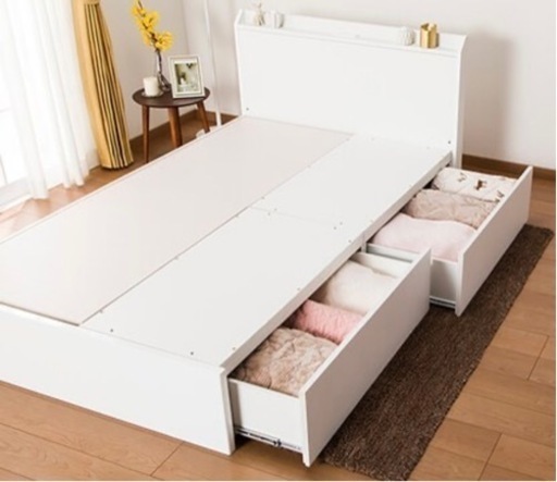 ニトリ　セミダブルベッド　フレームのみ（値段交渉可能）