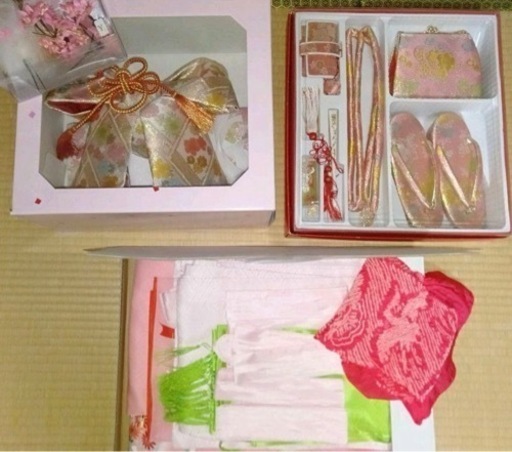 七五三に晴れ着の丸昌フルセット