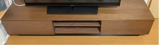 【値下げ】テレビボード(ニトリ　ローボードレシェンテ 150LB LBR)
