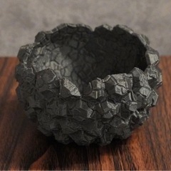 NPot 3Dプリンター鉢　艶なしブラック NPot-002の画像