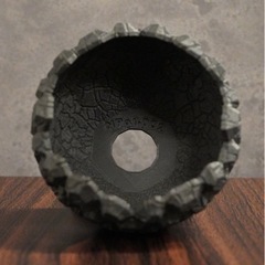 NPot 3Dプリンター鉢　艶なしブラック NPot-002の画像