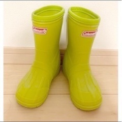 Coleman  長靴15㎝&ブランシェス　レインコート 90㎝