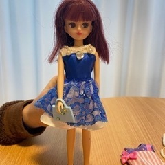 リカちゃん人形&ドレス、洋服、小物類セットの画像