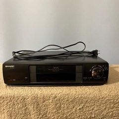 SHARP ビデオデッキ　ジャンク品の画像